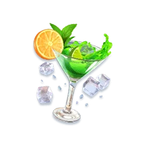 bikini paradise symbol cocktail